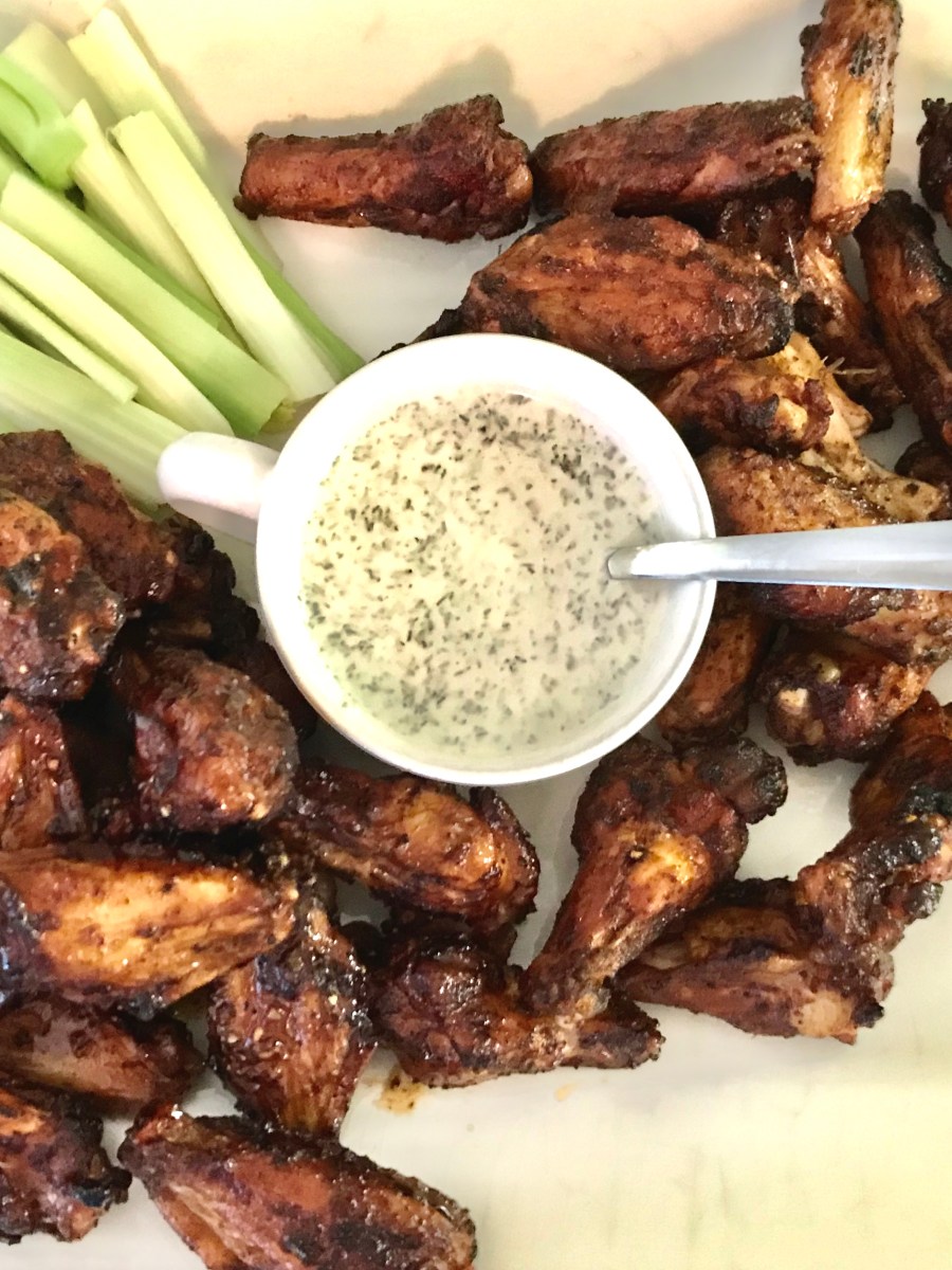 Grilled Chicken Wings with Honey Bourbon&nbsp;Glaze